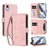 Butterfly Love Flower Multi-card Zipper Wallet Leather Phone Case, For iPhone 11 Pro Max, For iPhone 11, For iPhone 11 Pro, For iPhone X / XS, For iPhone XR, For iPhone XS Max