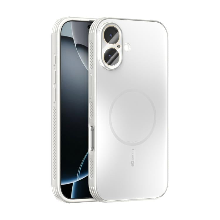 ABEEL Heat Dissipation Frosted MagSafe Phone Case with Lens Film, For iPhone 17e / 16e, For iPhone 17 Pro Max, For iPhone 17 Pro, For iPhone 17, For iPhone Air, For iPhone 16 Pro Max, For iPhone 16 Pro, For iPhone 16 Plus