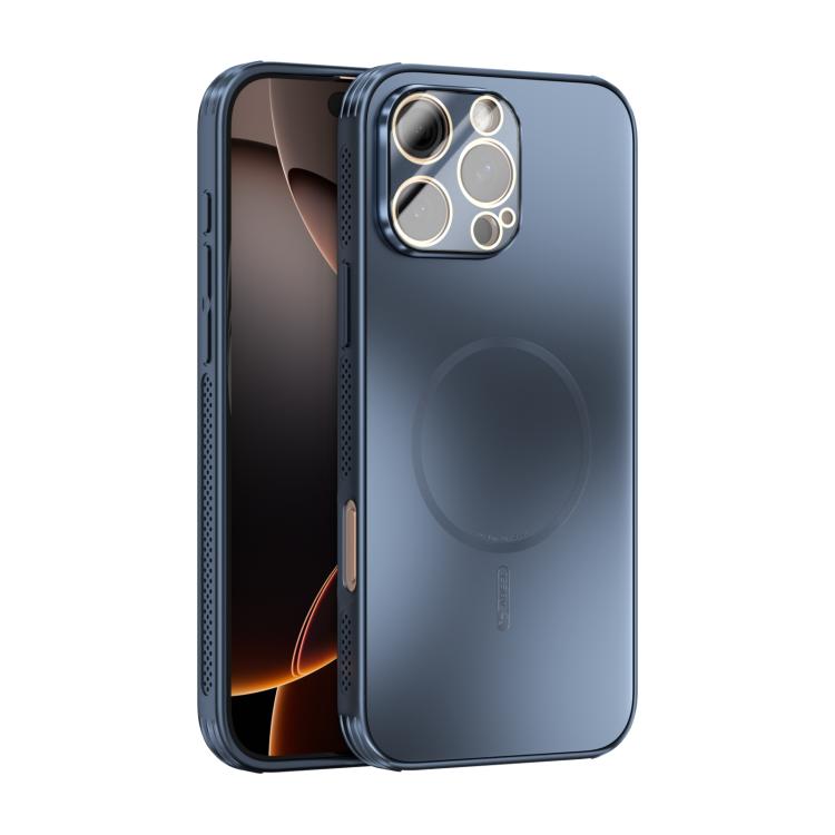 ABEEL Heat Dissipation Frosted MagSafe Phone Case with Lens Film, For iPhone 17e / 16e, For iPhone 17 Pro Max, For iPhone 17 Pro, For iPhone 17, For iPhone Air, For iPhone 16 Pro Max, For iPhone 16 Pro, For iPhone 16 Plus