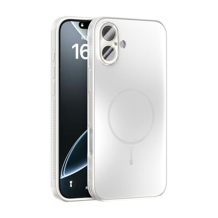 ABEEL Heat Dissipation Frosted MagSafe Phone Case with Lens Film, For iPhone 17e / 16e, For iPhone 17 Pro Max, For iPhone 17 Pro, For iPhone 17, For iPhone Air, For iPhone 16 Pro Max, For iPhone 16 Pro, For iPhone 16 Plus