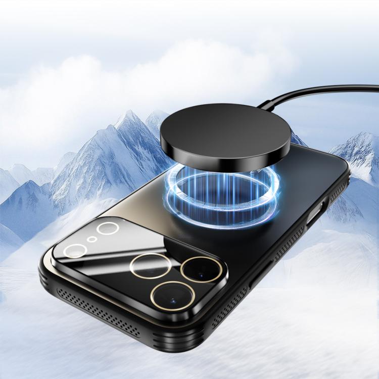 ABEEL Heat Dissipation Frosted MagSafe Phone Case with Lens Film, For iPhone 16, For iPhone 15 Pro Max, For iPhone 15 Pro, For iPhone 15 Plus, For iPhone 15, For iPhone 14 Plus, For iPhone 14, For iPhone 14 Pro