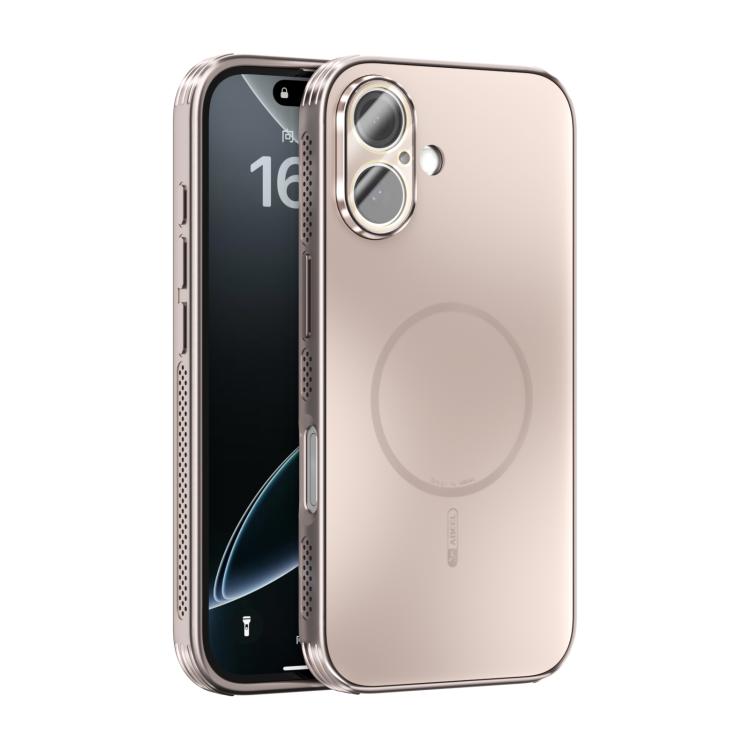 ABEEL Heat Dissipation Frosted MagSafe Phone Case with Lens Film, For iPhone 16, For iPhone 15 Pro Max, For iPhone 15 Pro, For iPhone 15 Plus, For iPhone 15, For iPhone 14 Plus, For iPhone 14, For iPhone 14 Pro