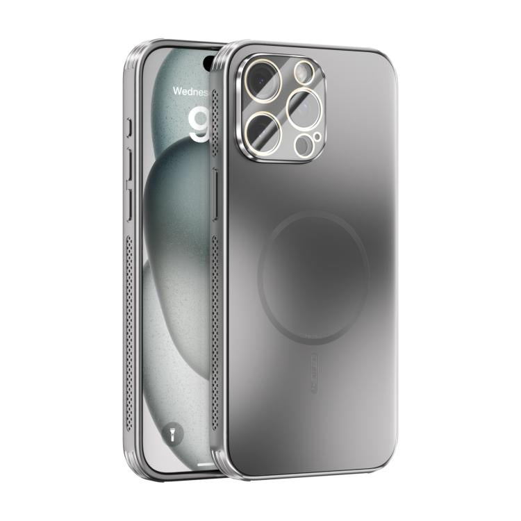 ABEEL Heat Dissipation Frosted MagSafe Phone Case with Lens Film, For iPhone 16, For iPhone 15 Pro Max, For iPhone 15 Pro, For iPhone 15 Plus, For iPhone 15, For iPhone 14 Plus, For iPhone 14, For iPhone 14 Pro