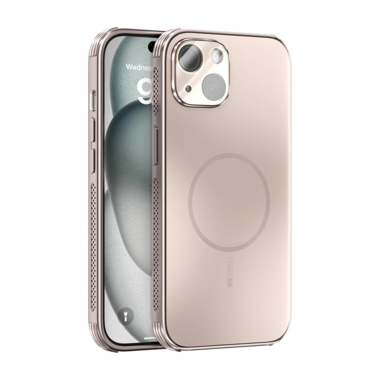 ABEEL Heat Dissipation Frosted MagSafe Phone Case with Lens Film, For iPhone 16, For iPhone 15 Pro Max, For iPhone 15 Pro, For iPhone 15 Plus, For iPhone 15, For iPhone 14 Plus, For iPhone 14, For iPhone 14 Pro