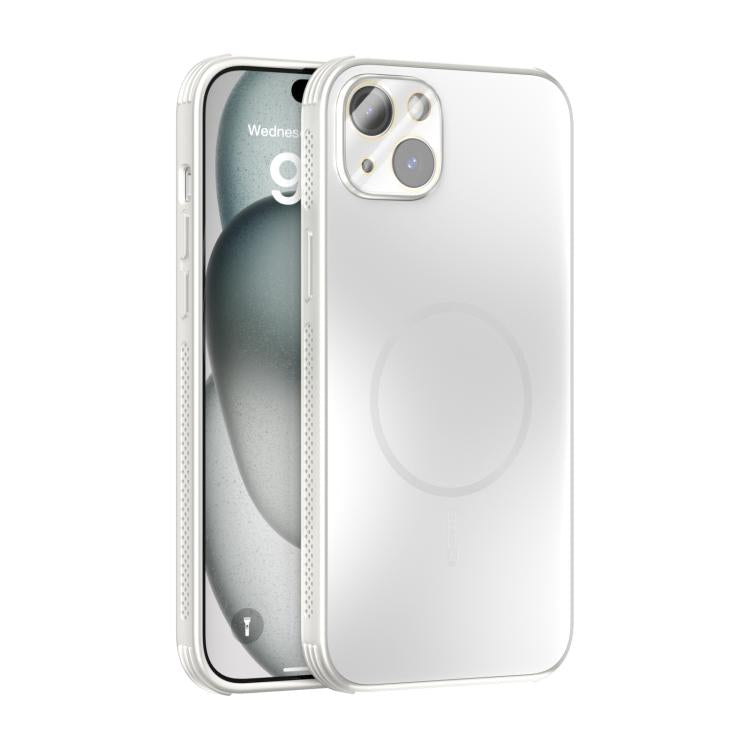 ABEEL Heat Dissipation Frosted MagSafe Phone Case with Lens Film, For iPhone 16, For iPhone 15 Pro Max, For iPhone 15 Pro, For iPhone 15 Plus, For iPhone 15, For iPhone 14 Plus, For iPhone 14, For iPhone 14 Pro
