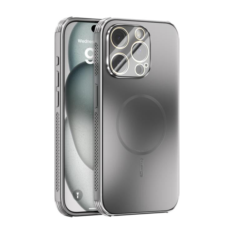 ABEEL Heat Dissipation Frosted MagSafe Phone Case with Lens Film, For iPhone 16, For iPhone 15 Pro Max, For iPhone 15 Pro, For iPhone 15 Plus, For iPhone 15, For iPhone 14 Plus, For iPhone 14, For iPhone 14 Pro