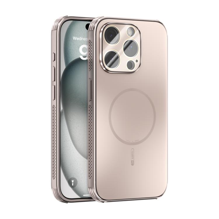 ABEEL Heat Dissipation Frosted MagSafe Phone Case with Lens Film, For iPhone 16, For iPhone 15 Pro Max, For iPhone 15 Pro, For iPhone 15 Plus, For iPhone 15, For iPhone 14 Plus, For iPhone 14, For iPhone 14 Pro