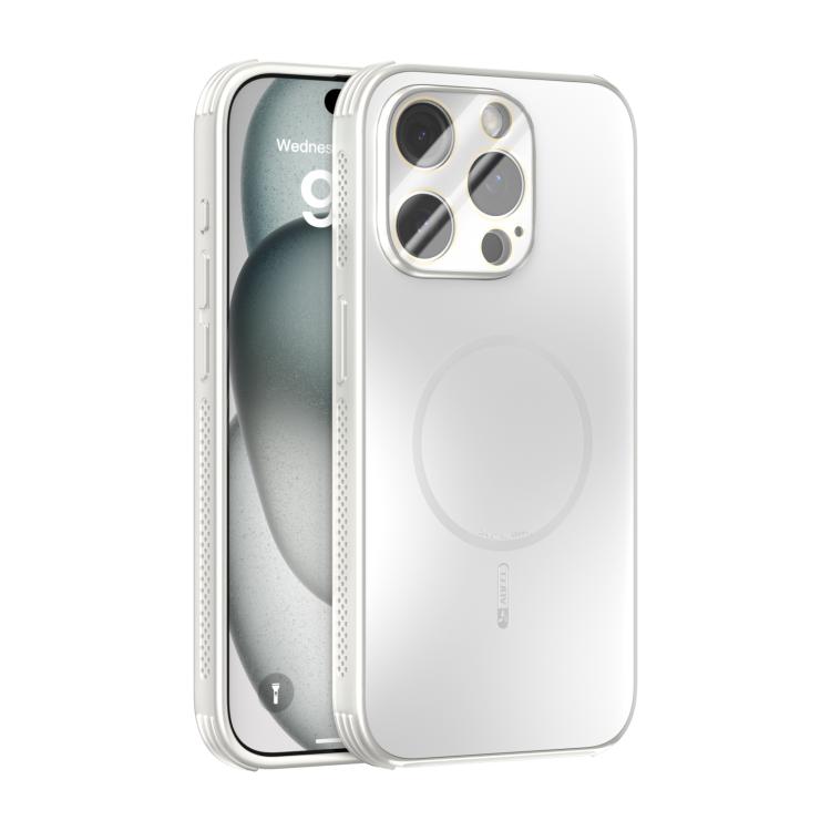ABEEL Heat Dissipation Frosted MagSafe Phone Case with Lens Film, For iPhone 16, For iPhone 15 Pro Max, For iPhone 15 Pro, For iPhone 15 Plus, For iPhone 15, For iPhone 14 Plus, For iPhone 14, For iPhone 14 Pro