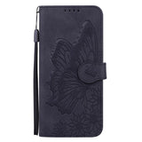 Retro Skin Feel Butterflies Embossing Horizontal Flip Leather Phone Case, For iPhone 17 Pro Max, For iPhone 17 Pro, For iPhone 17, For iPhone Air
