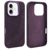 VIETAO Retro Denim Texture PU Leather MagSafe Phone Case, For iPhone 17 Pro Max, For iPhone 17 Pro, For iPhone 17, For iPhone Air, For iPhone 16 Pro Max, For iPhone 16 Pro, For iPhone 16, For iPhone 15 Pro Max