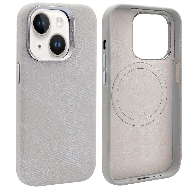 VIETAO Retro Denim Texture PU Leather MagSafe Phone Case, For iPhone 15 Pro, For iPhone 15, For iPhone 14, For iPhone 14 Pro, For iPhone 14 Pro Max, For iPhone 13 Pro Max, For iPhone 13 Pro, For iPhone 13