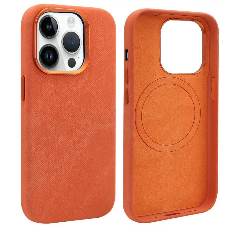 VIETAO Retro Denim Texture PU Leather MagSafe Phone Case, For iPhone 15 Pro, For iPhone 15, For iPhone 14, For iPhone 14 Pro, For iPhone 14 Pro Max, For iPhone 13 Pro Max, For iPhone 13 Pro, For iPhone 13