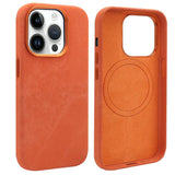 VIETAO Retro Denim Texture PU Leather MagSafe Phone Case, For iPhone 15 Pro, For iPhone 15, For iPhone 14, For iPhone 14 Pro, For iPhone 14 Pro Max, For iPhone 13 Pro Max, For iPhone 13 Pro, For iPhone 13