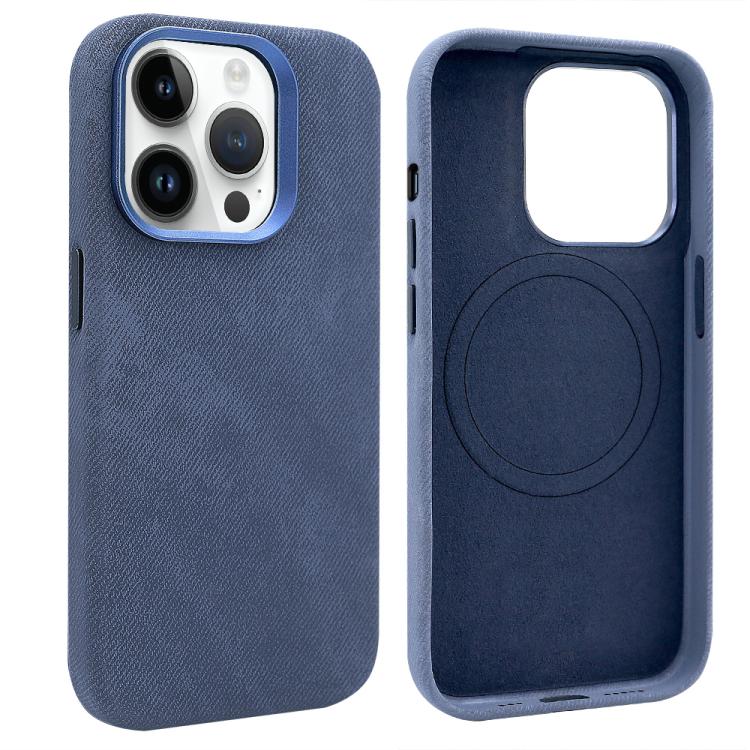 VIETAO Retro Denim Texture PU Leather MagSafe Phone Case, For iPhone 15 Pro, For iPhone 15, For iPhone 14, For iPhone 14 Pro, For iPhone 14 Pro Max, For iPhone 13 Pro Max, For iPhone 13 Pro, For iPhone 13