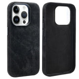 VIETAO Retro Denim Texture PU Leather MagSafe Phone Case, For iPhone 15 Pro, For iPhone 15, For iPhone 14, For iPhone 14 Pro, For iPhone 14 Pro Max, For iPhone 13 Pro Max, For iPhone 13 Pro, For iPhone 13