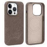 VIETAO Retro Denim Texture PU Leather MagSafe Phone Case, For iPhone 15 Pro, For iPhone 15, For iPhone 14, For iPhone 14 Pro, For iPhone 14 Pro Max, For iPhone 13 Pro Max, For iPhone 13 Pro, For iPhone 13