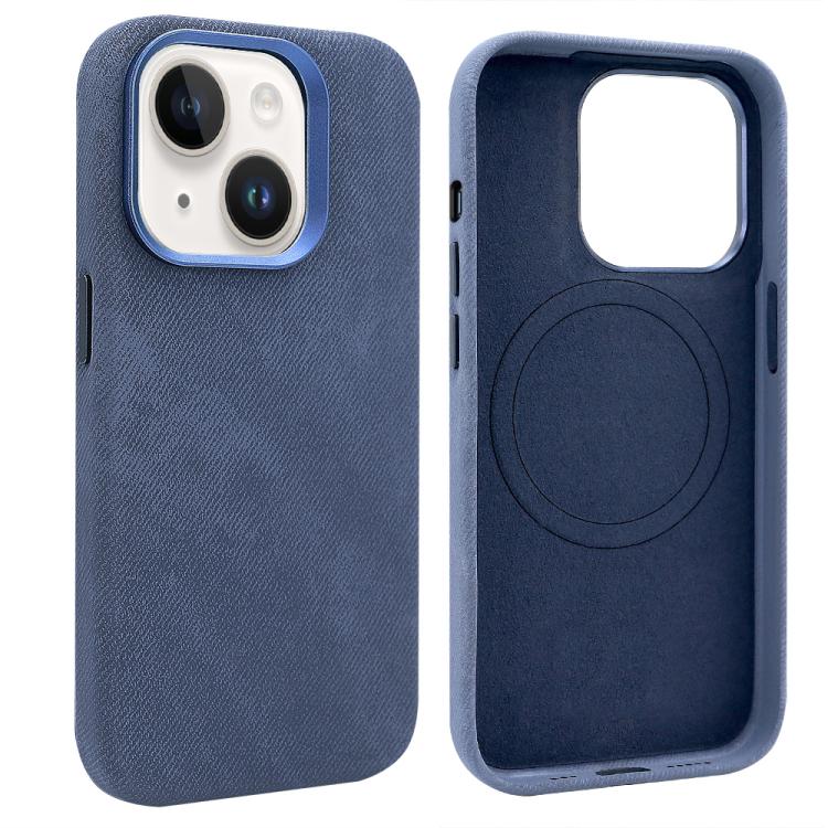 VIETAO Retro Denim Texture PU Leather MagSafe Phone Case, For iPhone 15 Pro, For iPhone 15, For iPhone 14, For iPhone 14 Pro, For iPhone 14 Pro Max, For iPhone 13 Pro Max, For iPhone 13 Pro, For iPhone 13
