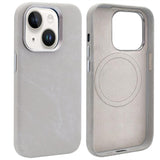 VIETAO Retro Denim Texture PU Leather MagSafe Phone Case, For iPhone 15 Pro, For iPhone 15, For iPhone 14, For iPhone 14 Pro, For iPhone 14 Pro Max, For iPhone 13 Pro Max, For iPhone 13 Pro, For iPhone 13