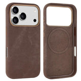 VIETAO Retro Denim Texture PU Leather MagSafe Phone Case, For iPhone 17 Pro Max, For iPhone 17 Pro, For iPhone 17, For iPhone Air, For iPhone 16 Pro Max, For iPhone 16 Pro, For iPhone 16, For iPhone 15 Pro Max