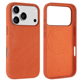 VIETAO Retro Denim Texture PU Leather MagSafe Phone Case, For iPhone 17 Pro Max, For iPhone 17 Pro, For iPhone 17, For iPhone Air, For iPhone 16 Pro Max, For iPhone 16 Pro, For iPhone 16, For iPhone 15 Pro Max