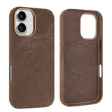 VIETAO Retro Denim Texture PU Leather MagSafe Phone Case, For iPhone 17 Pro Max, For iPhone 17 Pro, For iPhone 17, For iPhone Air, For iPhone 16 Pro Max, For iPhone 16 Pro, For iPhone 16, For iPhone 15 Pro Max