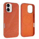 VIETAO Retro Denim Texture PU Leather MagSafe Phone Case, For iPhone 17 Pro Max, For iPhone 17 Pro, For iPhone 17, For iPhone Air, For iPhone 16 Pro Max, For iPhone 16 Pro, For iPhone 16, For iPhone 15 Pro Max