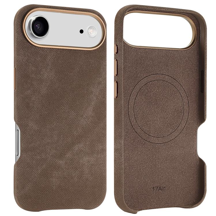 VIETAO Retro Denim Texture PU Leather MagSafe Phone Case, For iPhone 17 Pro Max, For iPhone 17 Pro, For iPhone 17, For iPhone Air, For iPhone 16 Pro Max, For iPhone 16 Pro, For iPhone 16, For iPhone 15 Pro Max