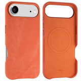 VIETAO Retro Denim Texture PU Leather MagSafe Phone Case, For iPhone 17 Pro Max, For iPhone 17 Pro, For iPhone 17, For iPhone Air, For iPhone 16 Pro Max, For iPhone 16 Pro, For iPhone 16, For iPhone 15 Pro Max