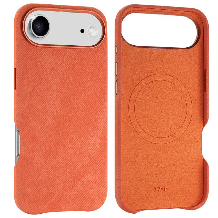 VIETAO Retro Denim Texture PU Leather MagSafe Phone Case, For iPhone 17 Pro Max, For iPhone 17 Pro, For iPhone 17, For iPhone Air, For iPhone 16 Pro Max, For iPhone 16 Pro, For iPhone 16, For iPhone 15 Pro Max