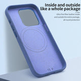 VIETAO Retro Denim Texture PU Leather MagSafe Phone Case, For iPhone 15 Pro, For iPhone 15, For iPhone 14, For iPhone 14 Pro, For iPhone 14 Pro Max, For iPhone 13 Pro Max, For iPhone 13 Pro, For iPhone 13