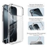 imak UX-10 Series Transparent Shockproof TPU Phone Case, For iPhone 17 Pro Max, For iPhone 17 Pro, For iPhone 17, For iPhone Air, For iPhone Air MagSafe