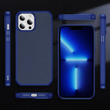 Carbon Fiber Texture Skin-feel MagSafe Phone Case, For iPhone 13 Pro Max, For iPhone 13 Pro