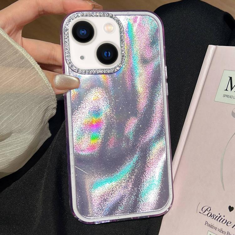 3 in 1 Diamond Lens Frame Quicksand Pattern Phone Case, For iPhone 13, For iPhone 12, For iPhone 12 Pro Max, For iPhone 12 Pro, For iPhone 11 Pro Max, For iPhone 11