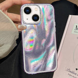 3 in 1 Diamond Lens Frame Quicksand Pattern Phone Case, For iPhone 13, For iPhone 12, For iPhone 12 Pro Max, For iPhone 12 Pro, For iPhone 11 Pro Max, For iPhone 11