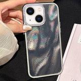 3 in 1 Diamond Lens Frame Quicksand Pattern Phone Case, For iPhone 13, For iPhone 12, For iPhone 12 Pro Max, For iPhone 12 Pro, For iPhone 11 Pro Max, For iPhone 11