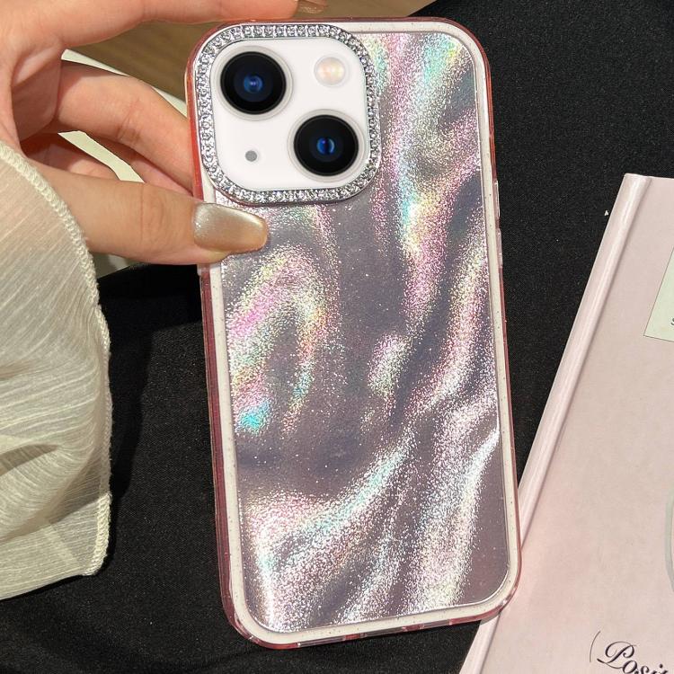 3 in 1 Diamond Lens Frame Quicksand Pattern Phone Case, For iPhone 13, For iPhone 12, For iPhone 12 Pro Max, For iPhone 12 Pro, For iPhone 11 Pro Max, For iPhone 11