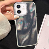 3 in 1 Diamond Lens Frame Quicksand Pattern Phone Case, For iPhone 13, For iPhone 12, For iPhone 12 Pro Max, For iPhone 12 Pro, For iPhone 11 Pro Max, For iPhone 11