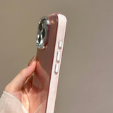 3 in 1 Diamond Lens Frame Quicksand Pattern Phone Case, For iPhone 13, For iPhone 12, For iPhone 12 Pro Max, For iPhone 12 Pro, For iPhone 11 Pro Max, For iPhone 11