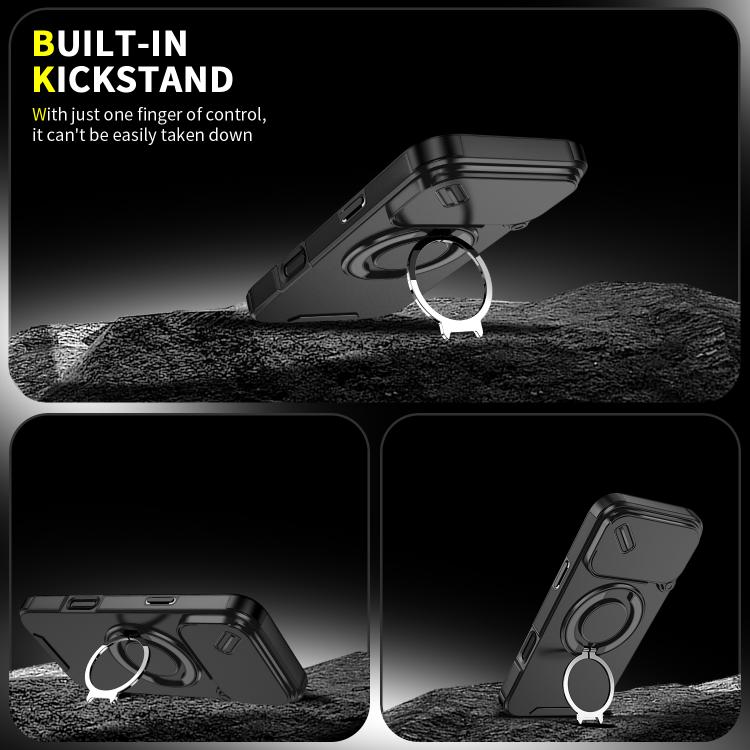 Sliding Camshield Ring Holder Phone Case, For iPhone 17 Pro Max, For iPhone 17 Pro, For iPhone 17, For iPhone Air