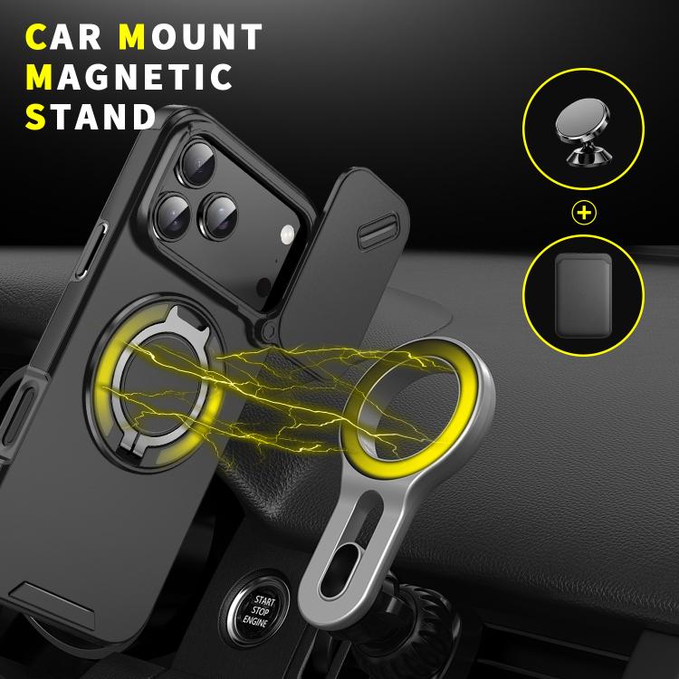 Sliding Camshield Ring Holder Phone Case, For iPhone 17 Pro Max, For iPhone 17 Pro, For iPhone 17, For iPhone Air