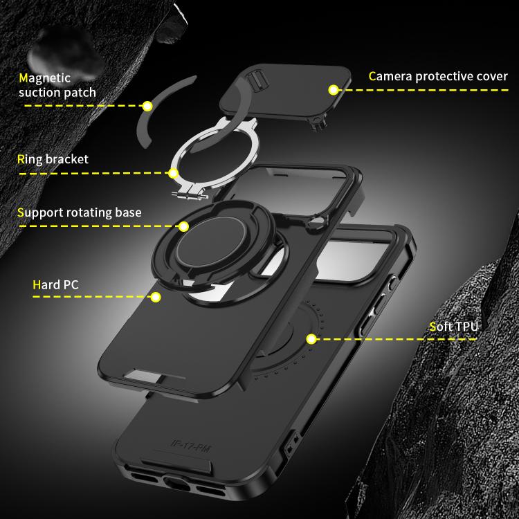 Sliding Camshield Ring Holder Phone Case, For iPhone 17 Pro Max, For iPhone 17 Pro, For iPhone 17, For iPhone Air