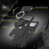 Sliding Camshield Ring Holder Phone Case, For iPhone 17 Pro Max, For iPhone 17 Pro, For iPhone 17, For iPhone Air