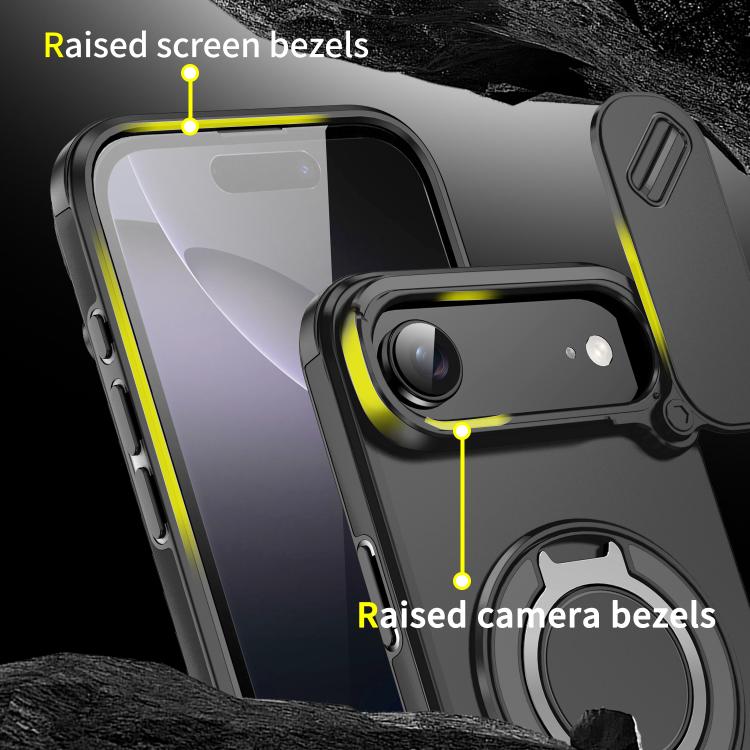 Sliding Camshield Ring Holder Phone Case, For iPhone Air