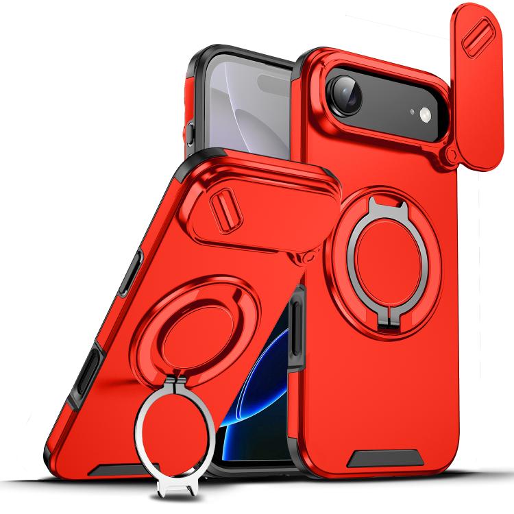 Sliding Camshield Ring Holder Phone Case, For iPhone 17 Pro Max, For iPhone 17 Pro, For iPhone 17, For iPhone Air