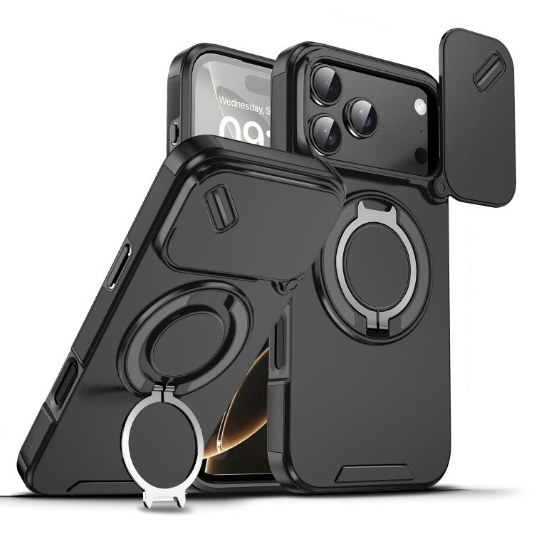 Sliding Camshield Ring Holder Phone Case, For iPhone 18, For iPhone 18 Pro, For iPhone 18 Pro Max, For iPhone 17 Pro Max, For iPhone 17 Pro, For iPhone 17