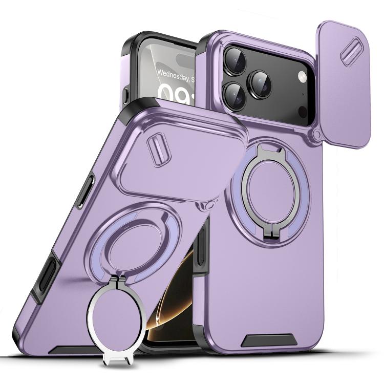 Sliding Camshield Ring Holder Phone Case, For iPhone 18, For iPhone 18 Pro, For iPhone 18 Pro Max, For iPhone 17 Pro Max, For iPhone 17 Pro, For iPhone 17