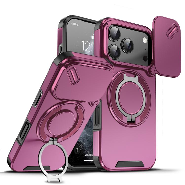 Sliding Camshield Ring Holder Phone Case, For iPhone 18, For iPhone 18 Pro, For iPhone 18 Pro Max, For iPhone 17 Pro Max, For iPhone 17 Pro, For iPhone 17