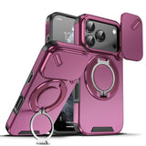Sliding Camshield Ring Holder Phone Case, For iPhone 18, For iPhone 18 Pro, For iPhone 18 Pro Max, For iPhone 17 Pro Max, For iPhone 17 Pro, For iPhone 17