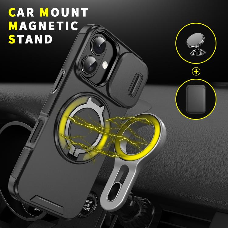 Sliding Camshield Ring Holder Phone Case, For iPhone 18, For iPhone 18 Pro, For iPhone 18 Pro Max, For iPhone 17 Pro Max, For iPhone 17 Pro, For iPhone 17