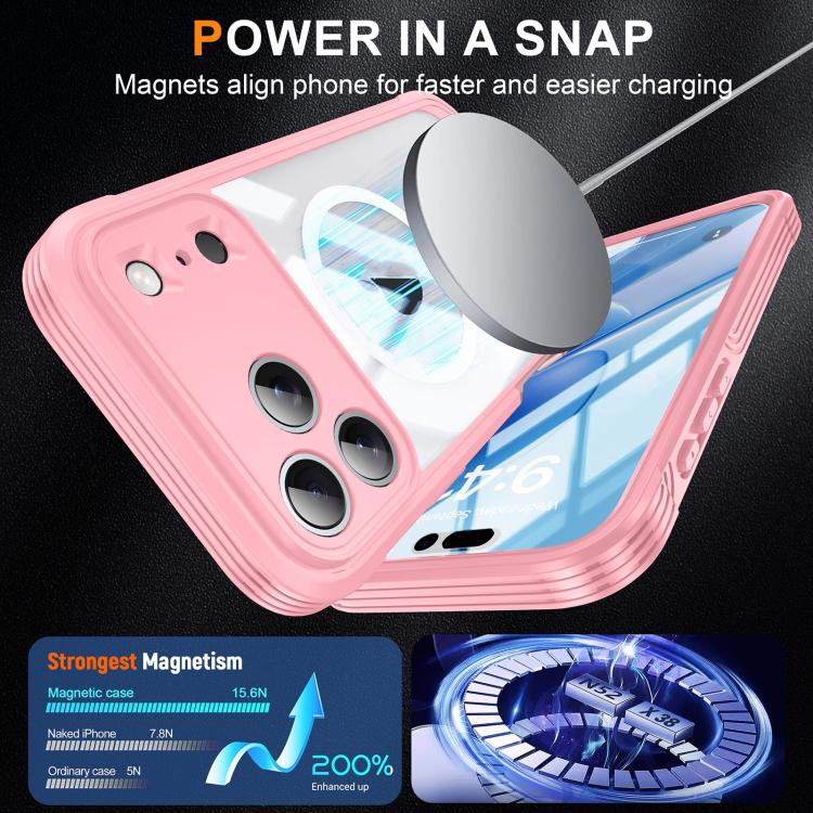 RedPepper Tempered Glass MagSafe Phone Case, For iPhone 18 Pro, For iPhone 18 Pro Max, For iPhone 17 Pro Max, For iPhone 17 Pro, For iPhone 17, For iPhone 17 Air